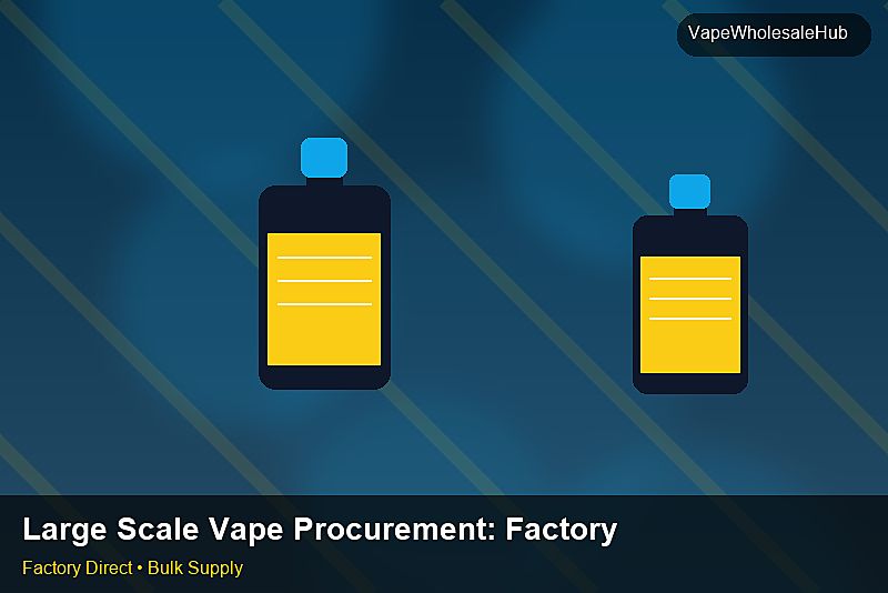 Large Scale Vape Procurement — Large Scale Vape Procurement: Factory Direct Quote | 2026 Edition photo 1