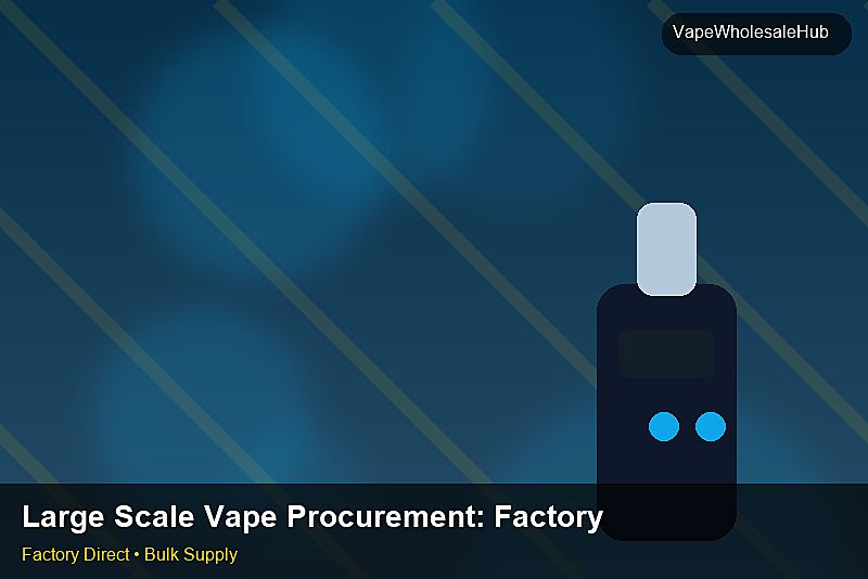 Large Scale Vape Procurement โ Large Scale Vape Procurement: Factory Direct Quote | 2026 Edition photo 2