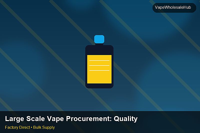Large Scale Vape Procurement — Large Scale Vape Procurement: Quality Inspection Checklist | 2026 Edition photo 1