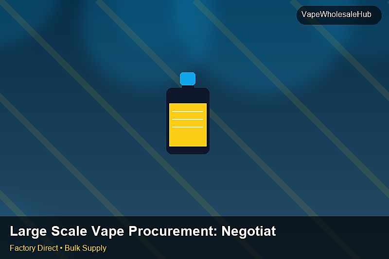 Large Scale Vape Procurement — Large Scale Vape Procurement: Negotiation Tips | 2026 Edition photo 1