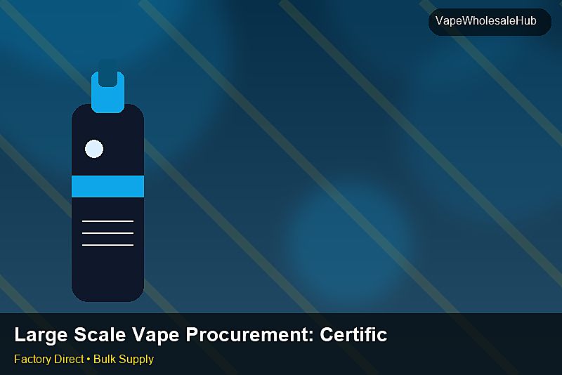 Large Scale Vape Procurement — Large Scale Vape Procurement: Certifications & MSDS | 2026 Edition photo 2