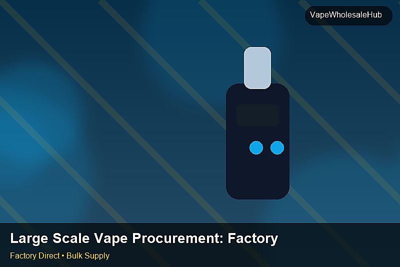 Large Scale Vape Procurement — Large Scale Vape Procurement: Factory Audit Report | 2026 Edition photo 2